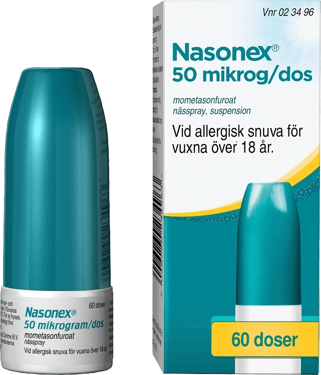 Nasonex nässpray suspension 50 µg/dos 60 doser Nasonex