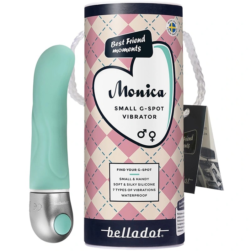 Belladot Monica Small G-Spot Vibrator Green Belladot