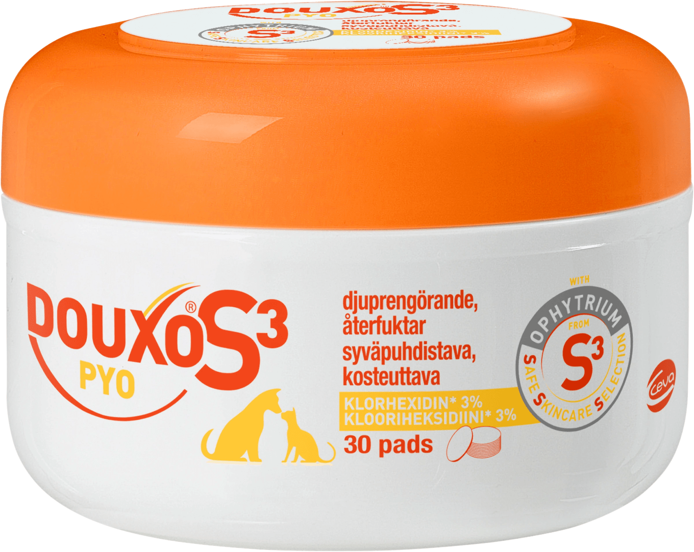 Douxo S3 Pyo Pads Klorhexidin 3% 30st Douxo