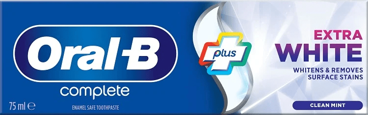 Oral-B Complete Plus Extra White Tandkräm 75 ml Oral-B
