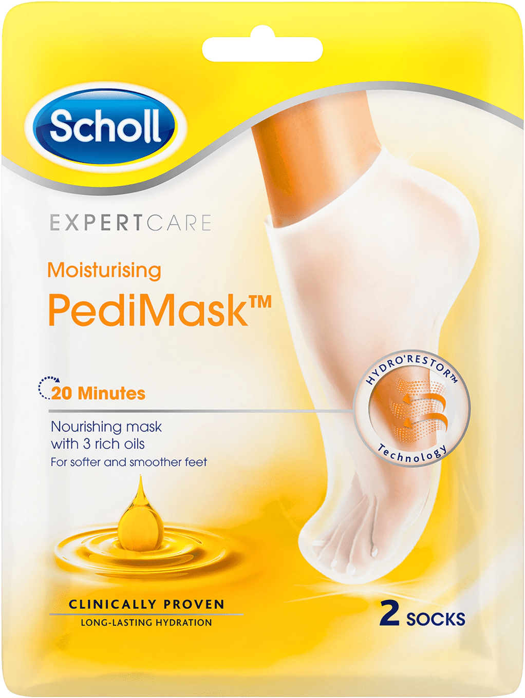 Scholl Fotmask 3xOil 1 par Scholl