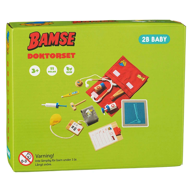 2B Baby Bamse Doktorset i Trä 2B Baby