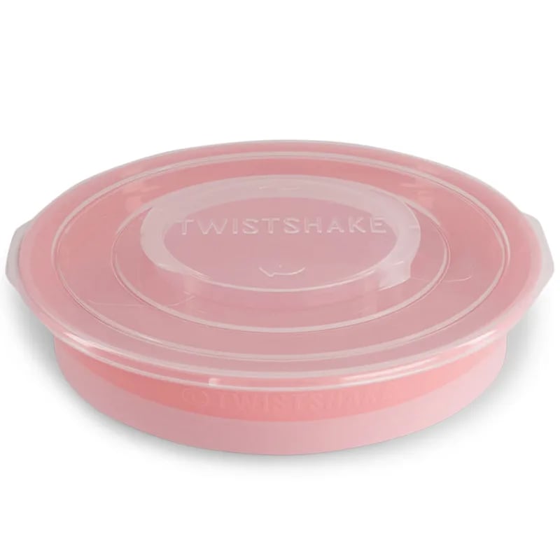 Twistshake Tallrik Pastell Rosa Twistshake