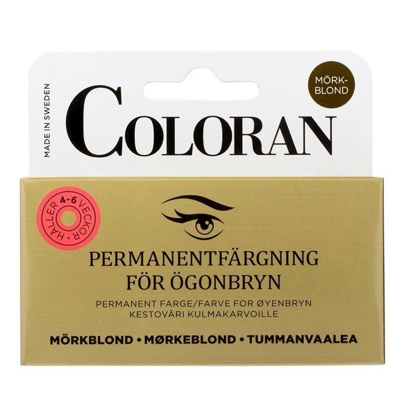 Coloran Ögonbrynsfärg Mörkblond 8 ml + 7 g Coloran