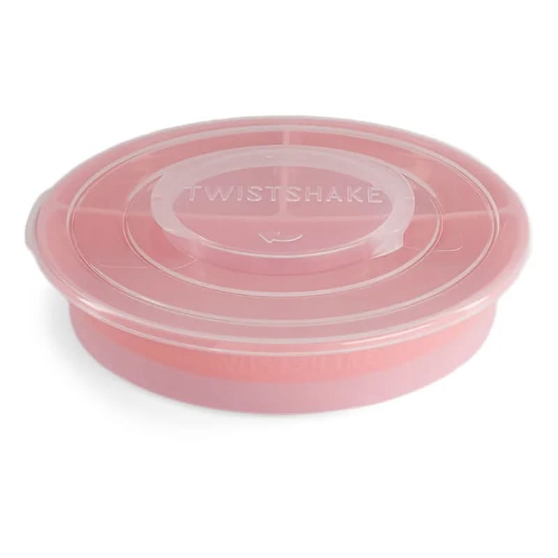 Twistshake Indelad Tallrik 6+m Pastellrosa Twistshake
