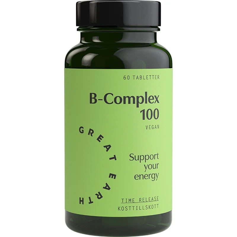 Great Earth B-Complex 100 60 tabletter Great Earth