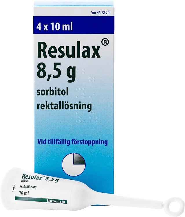 Resulax rektallösning 8,5 g 4 st Resulax