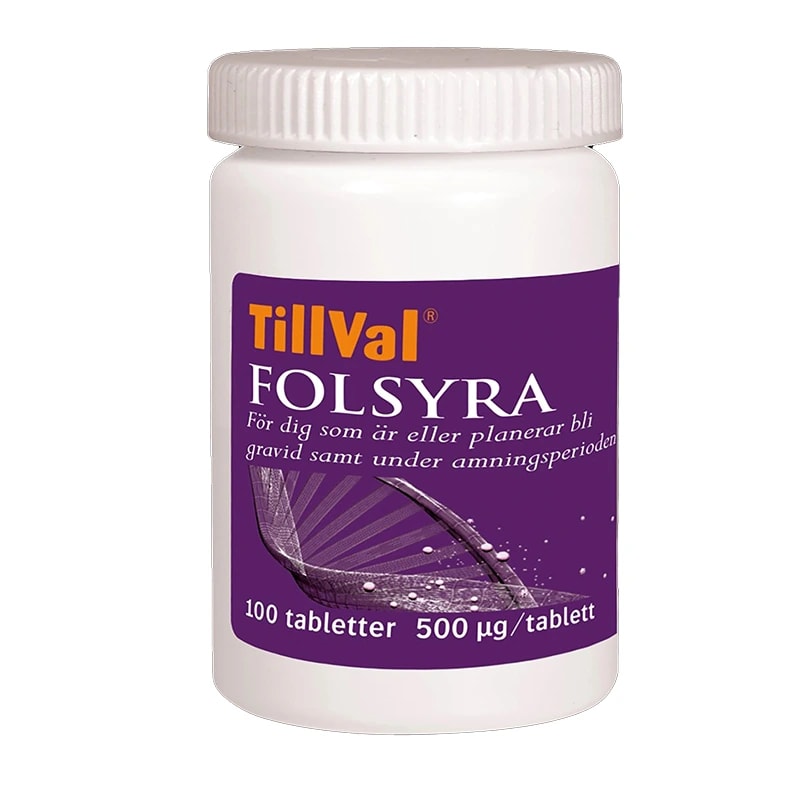 TillVal Folsyra 100 Tabletter Tillval