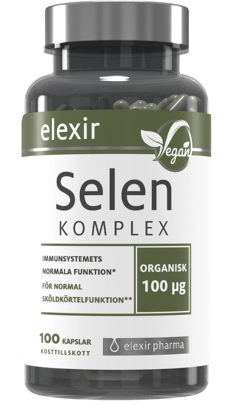 Elexir Organiskt Selen Komplex 100 kapslar Elexir Pharma