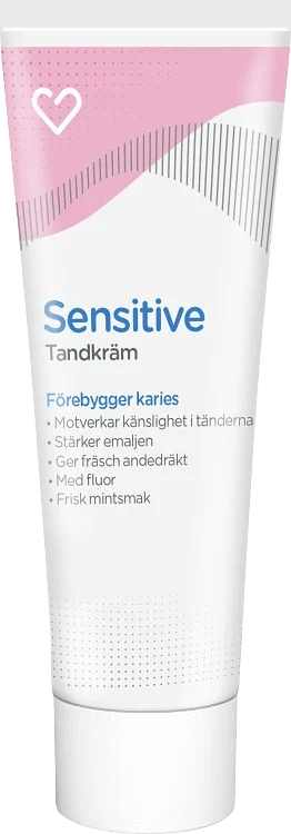 Hjärtats Tandkräm Sensitive 75ml Hjärtats
