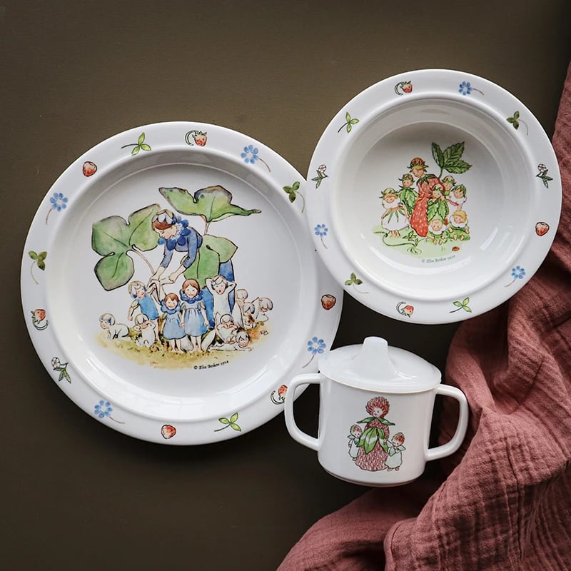 Elsa Beskow Barnservis Blomsterbarn Rätt start