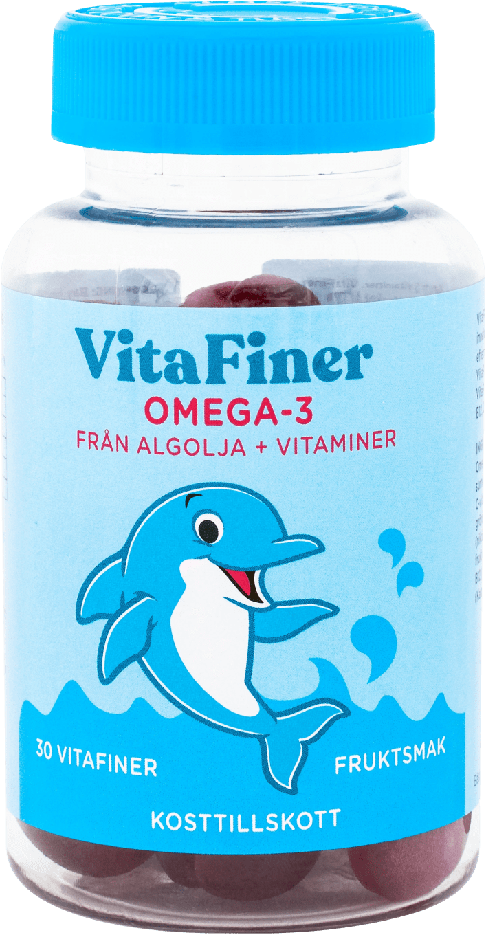 VitaFiner Omega 3 från Alg 30 tuggisar Vitabeaner