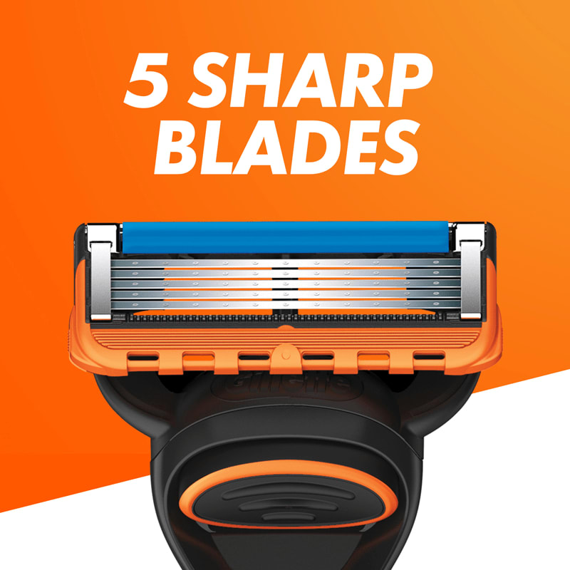 Gillette Fusion5 Power Rakblad För Män 8 Rakblad Gillette
