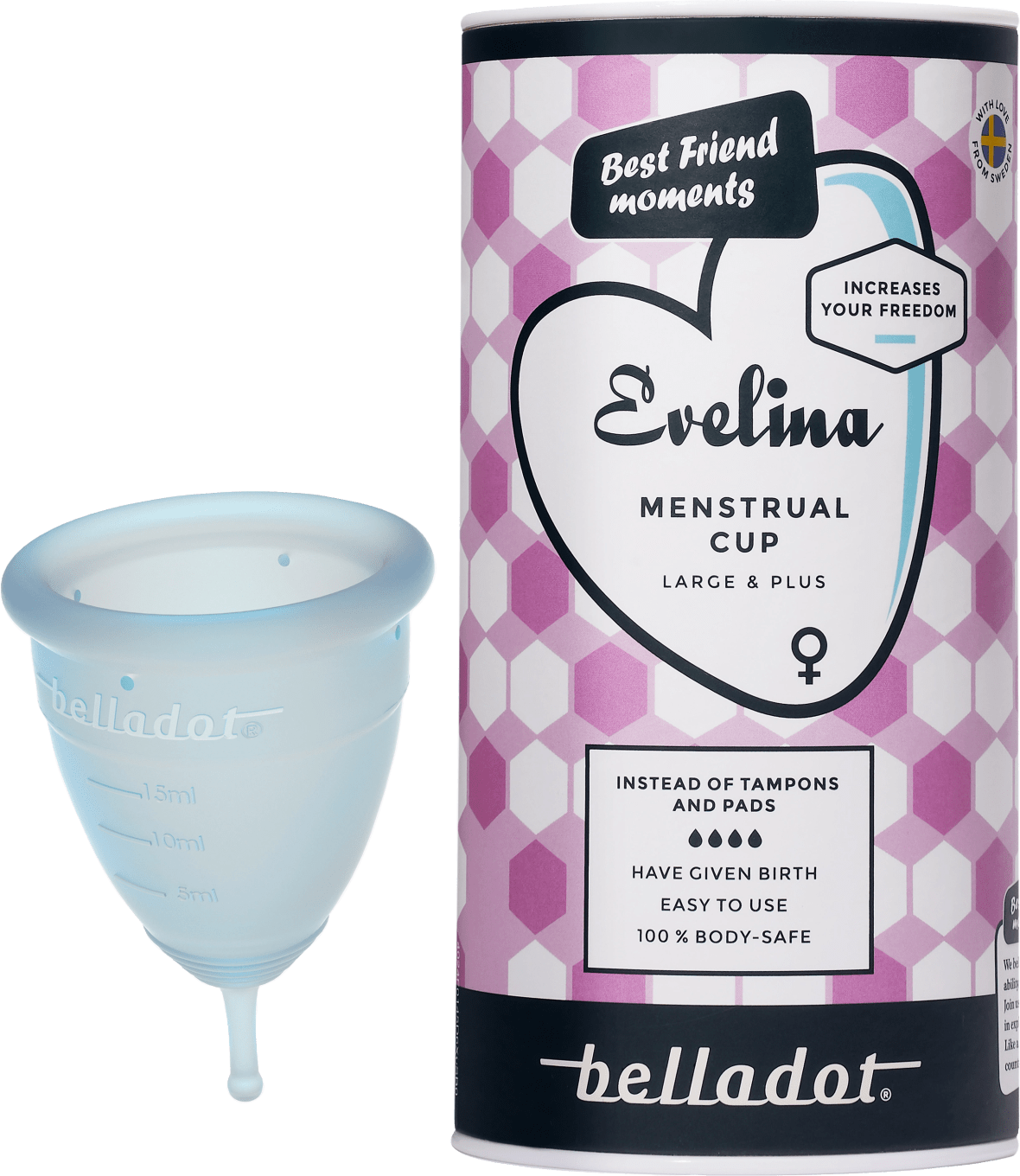 Belladot Evelina Menskopp 1 st Large & Plus Belladot