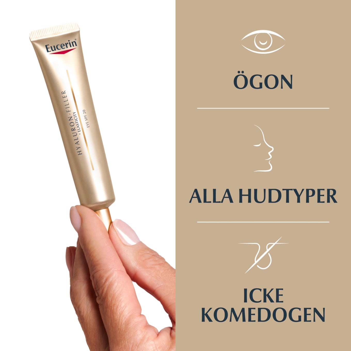 Eucerin Hyaluron-Filler + Elasticity Eye Cream SPF20 15 ml Eucerin