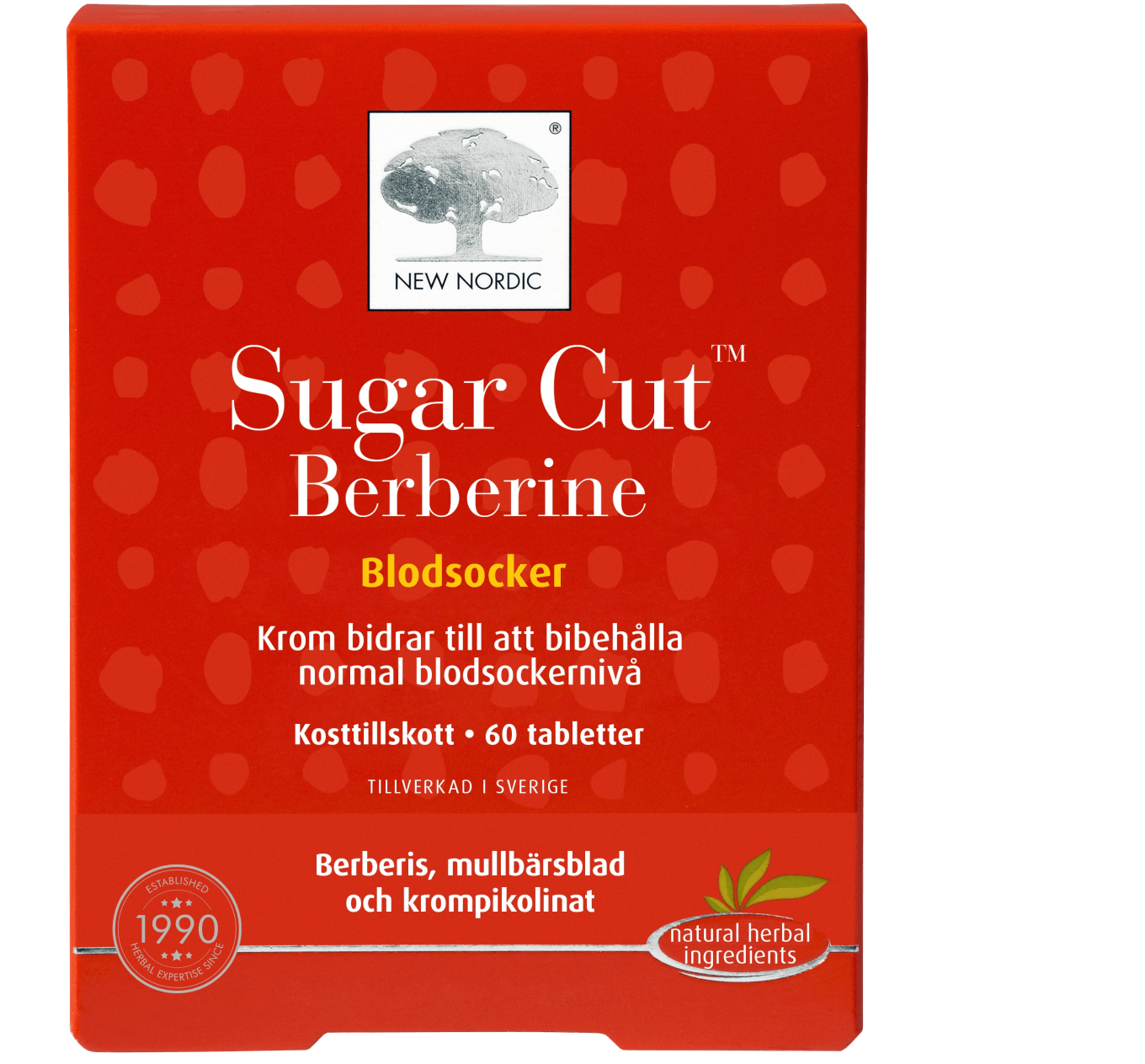 New Nordic Sugar Cut Berberine 60 st New Nordic