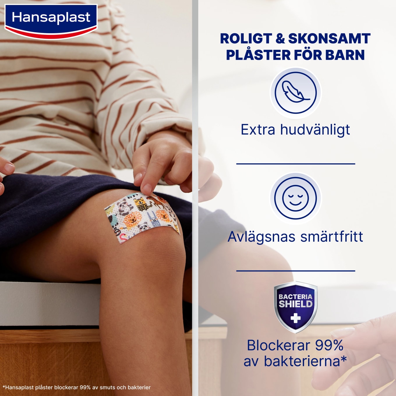 Hansaplast Sensitive Kids Plåster 1 m x 6 cm Hansaplast