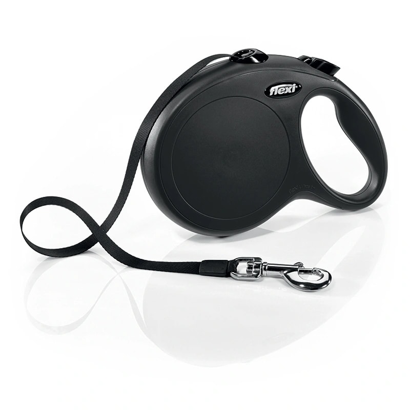 Flexi New Classic L Tape leash 8 m Black Flexi