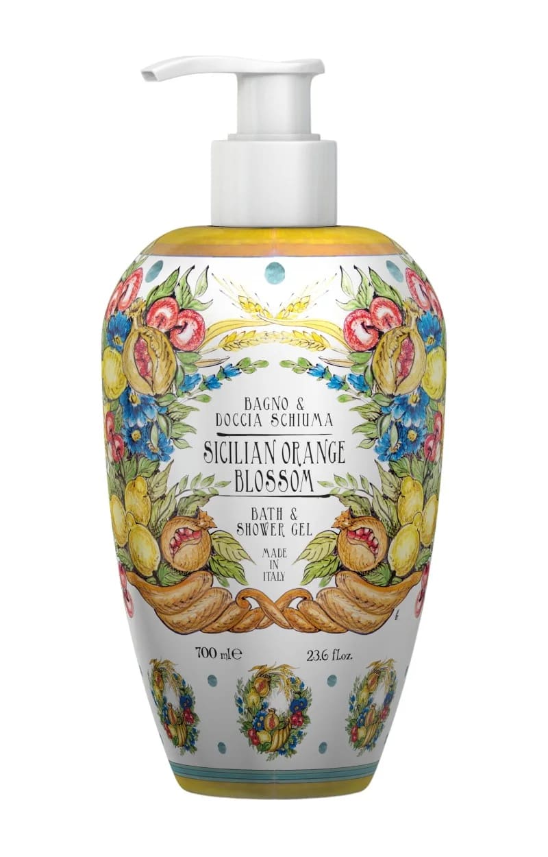 Rudy La Maioliche Bath & Shower Sicilian Orange Blossom 700ml Rudy La Maioliche