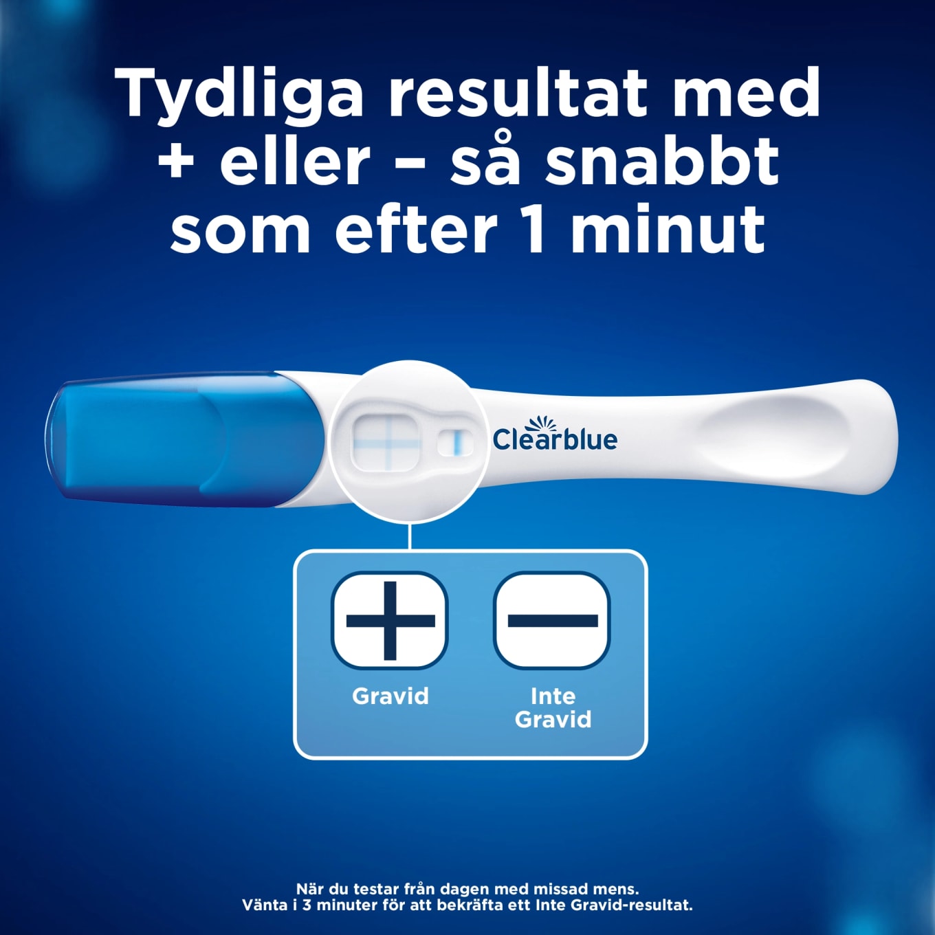 Clearblue Rapid Detection Graviditetstest 1 st Clearblue