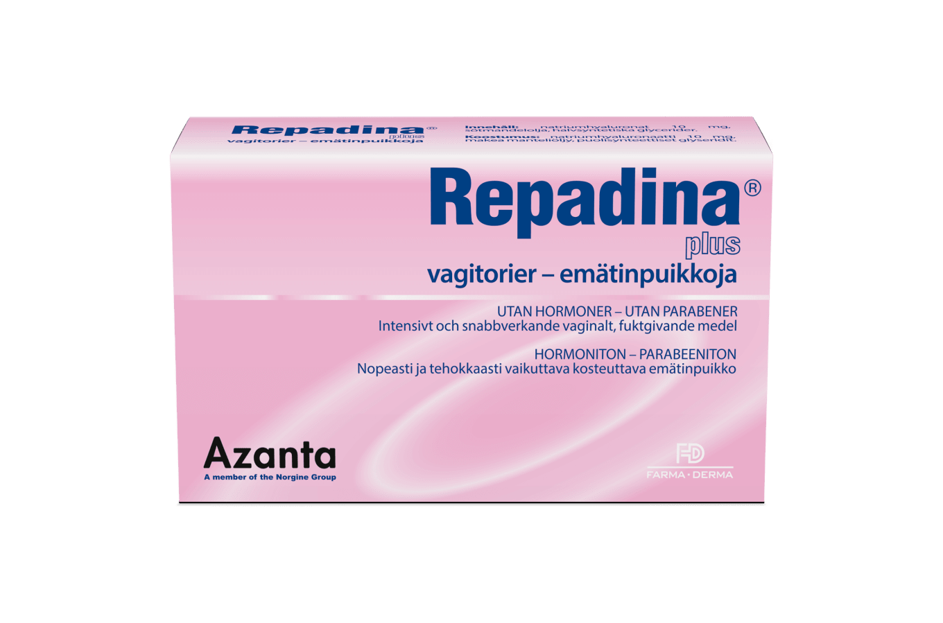 Repadina plus vagitorier 10 st Repadina