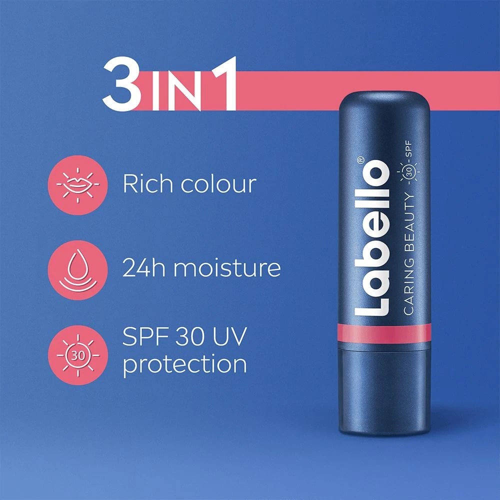 Labello Caring Beauty Coral-Nude 4,8 g Labello