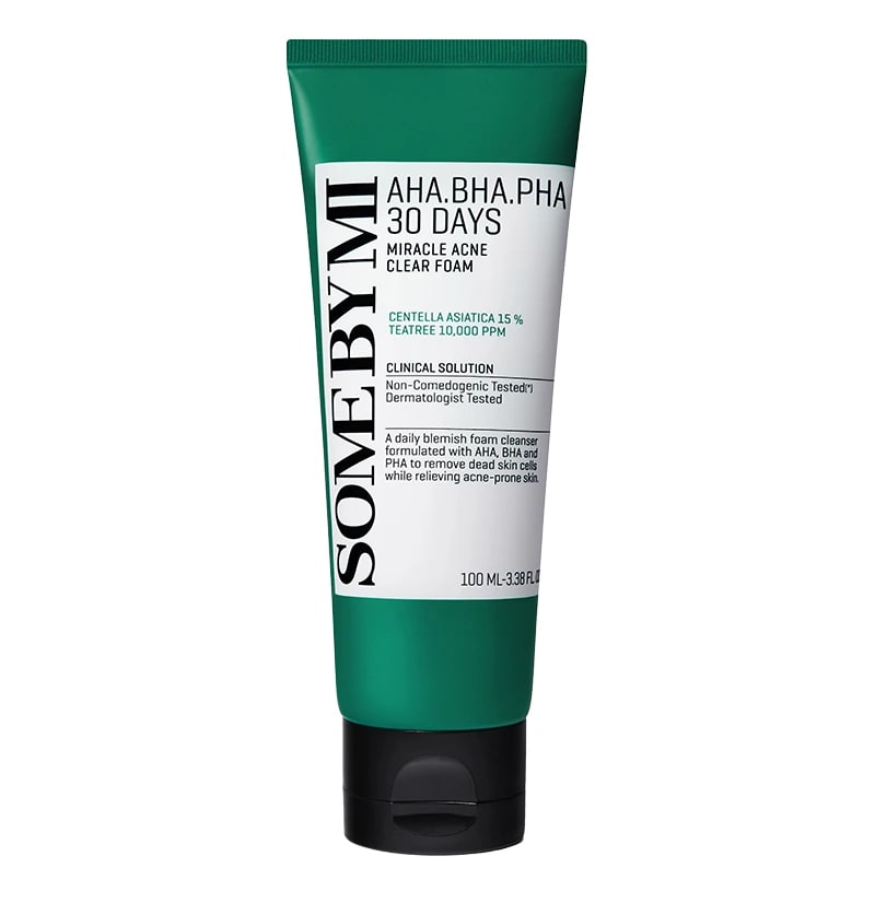 SOME BY MI AHA-BHA-PHA 30 Days Miracle Acne Clear Foam 100 ml SOME BY MI