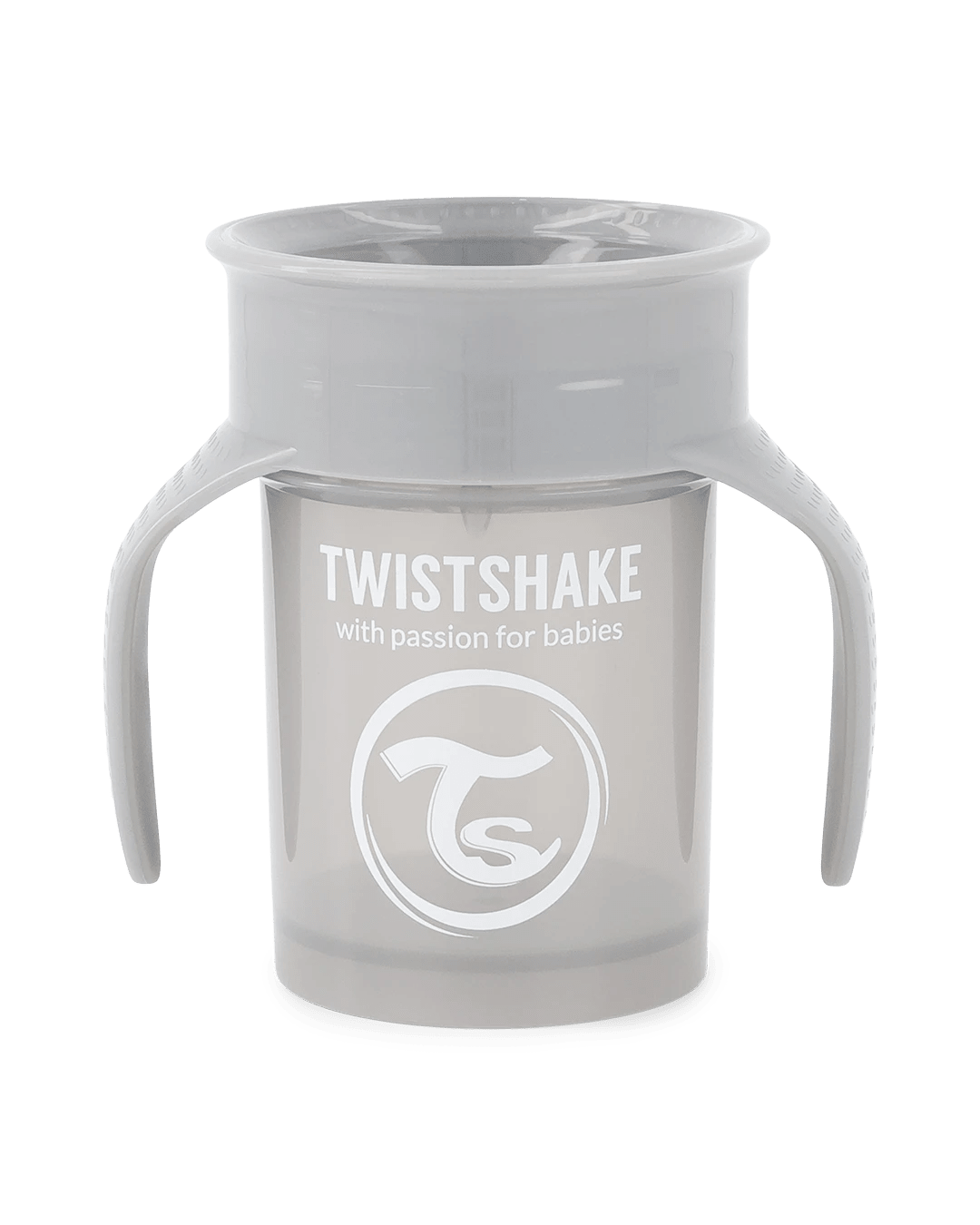 Twistshake 360 Cup 6+ mån Pastel Grey Twistshake