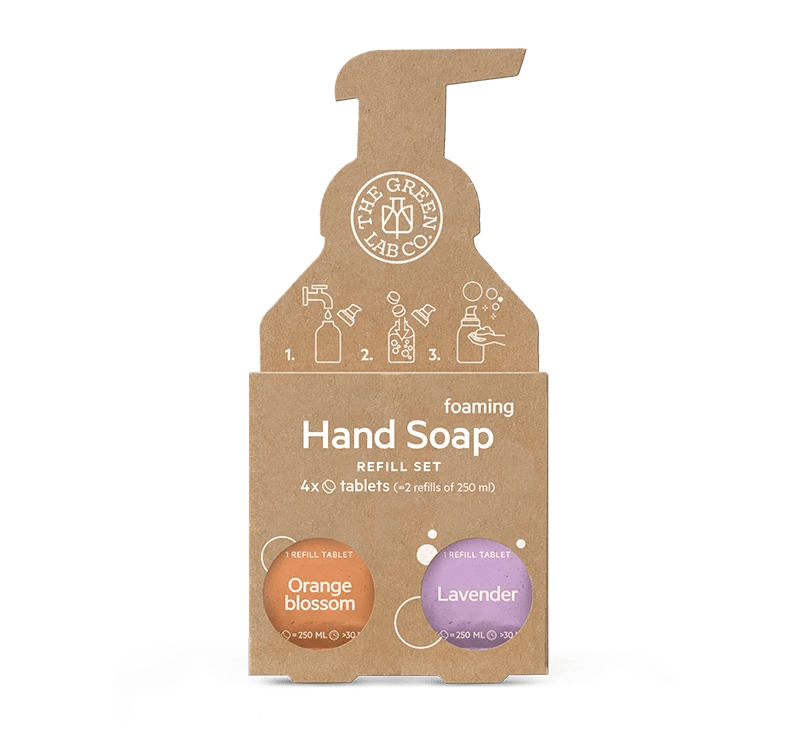 The Green Lab Hand Soap Tabs Orange & Lavender 4x125ml The Green Lab
