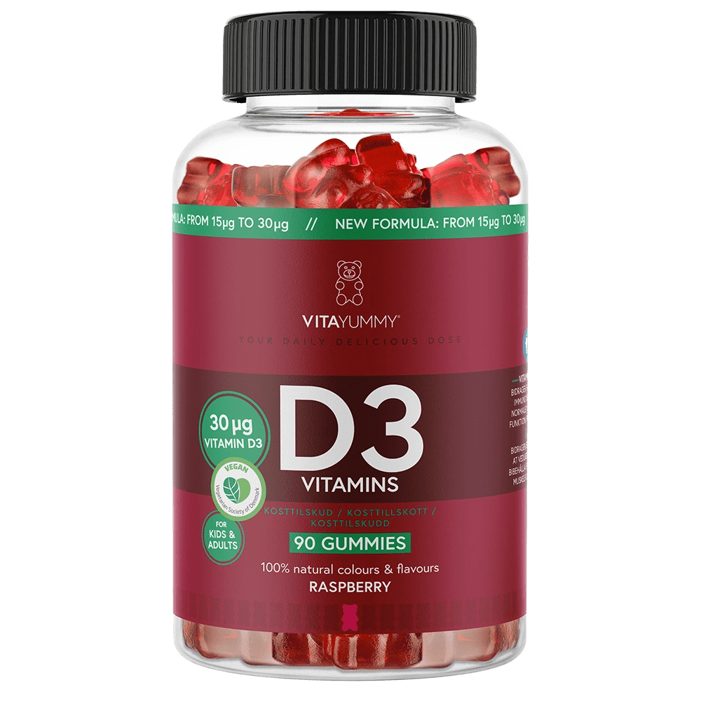 VitaYummy D3 Raspberry 90 st VitaYummy