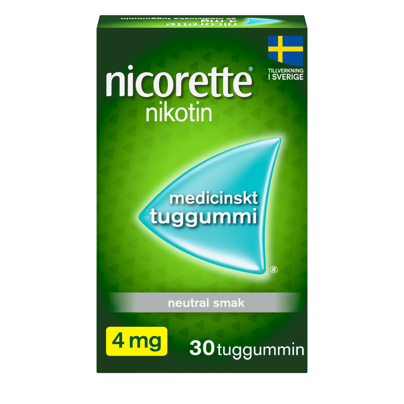 Nicorette medicinskt tuggummi 4 mg 30 st Nicorette