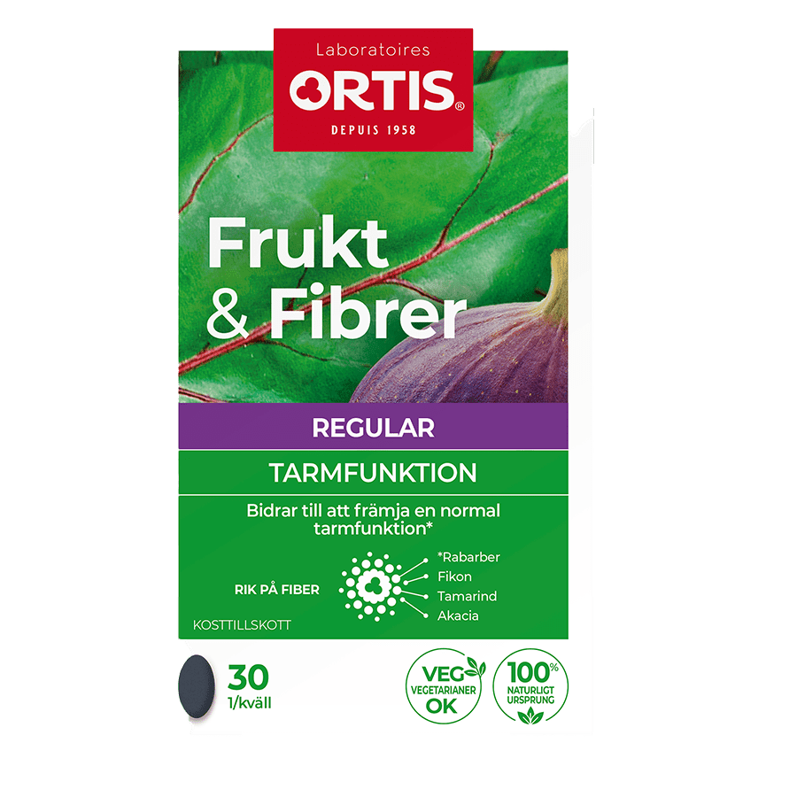 Frukt & Fibrer Tablett 30 st Frukt & Fibrer