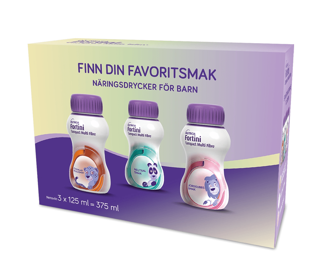 Fortini Compact Multi Fibre Startpaket, 3x125 ml Fortini