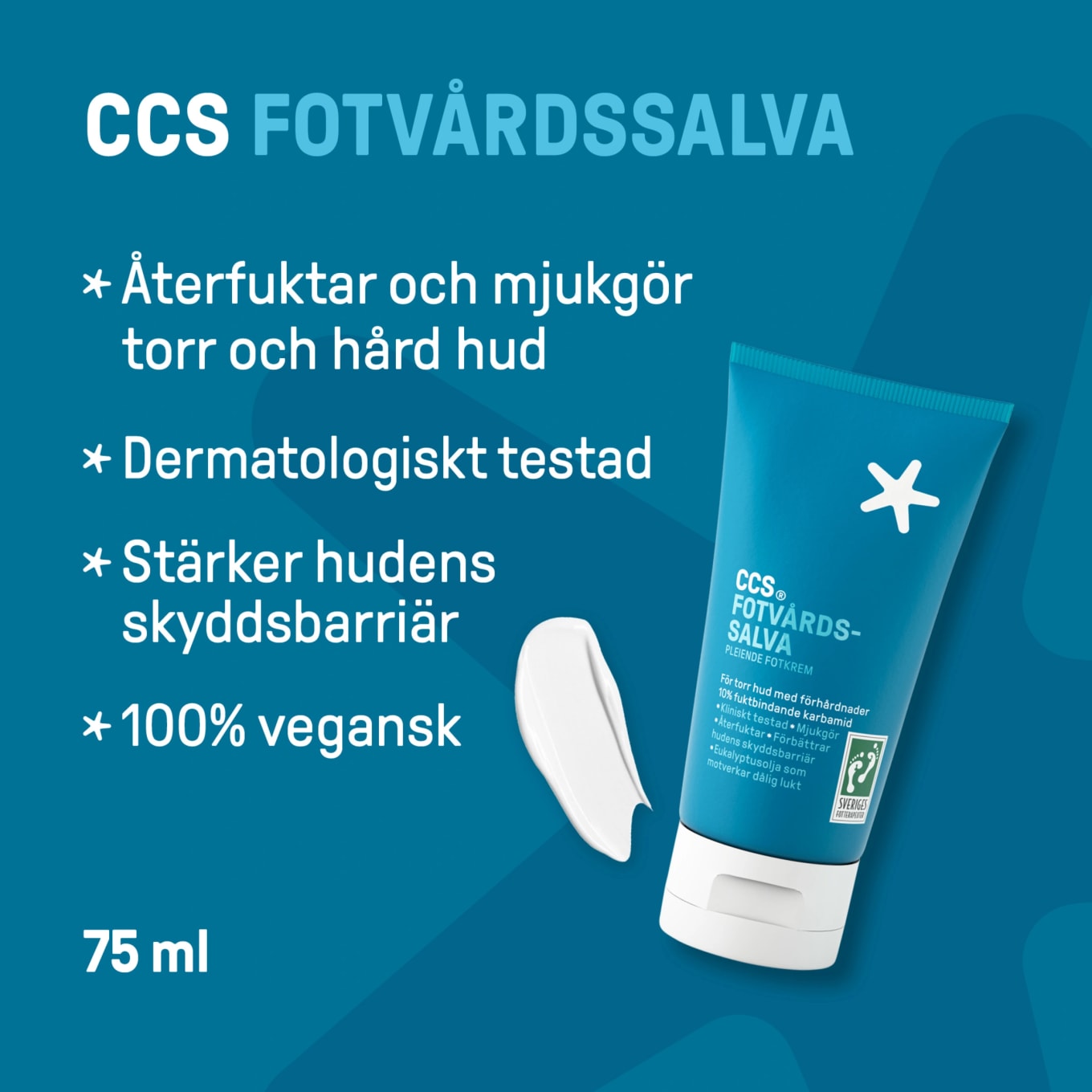 CCS Fotvårdssalva 75 ml CCS
