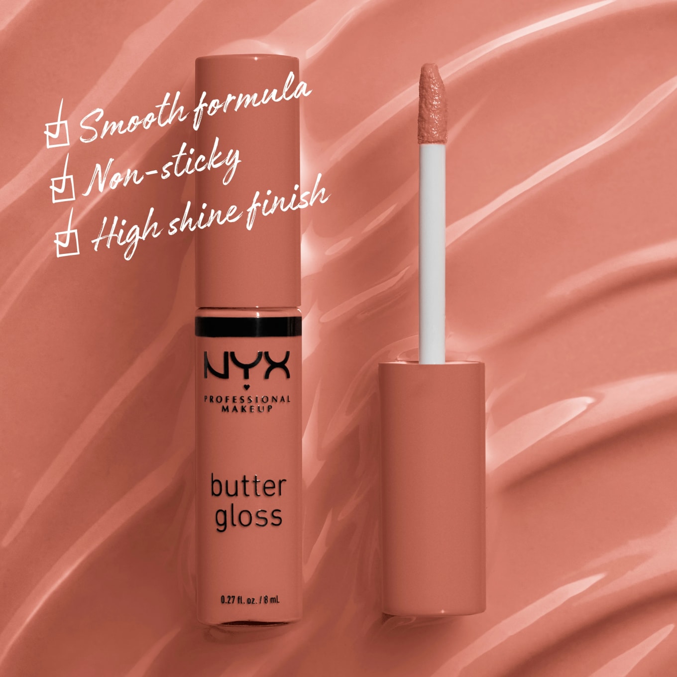 NYX Professional Makeup Butter Gloss Lip Gloss 8 ml 45 Sugar High NYX Professional Makeup