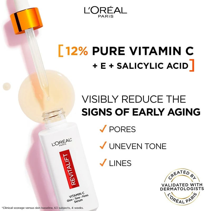 L'Oréal Paris Revitalift Clinical 12% Pure Vitamin C Serum 30 ml LOreal Paris