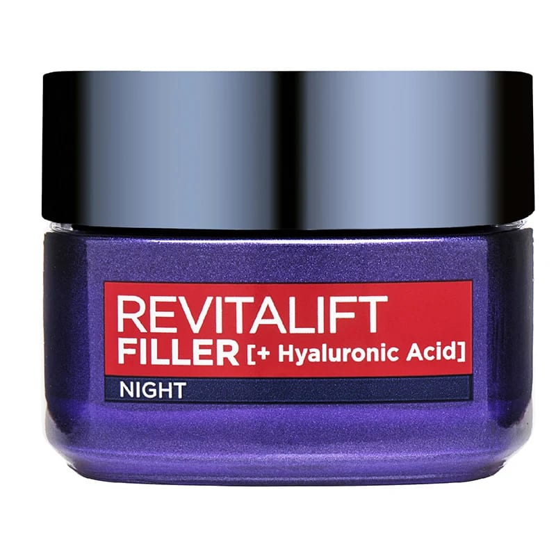 L'Oréal Paris Revitalift Filler [Hyaluronic Acid] Replumping Care Night 50 ml LOreal Paris