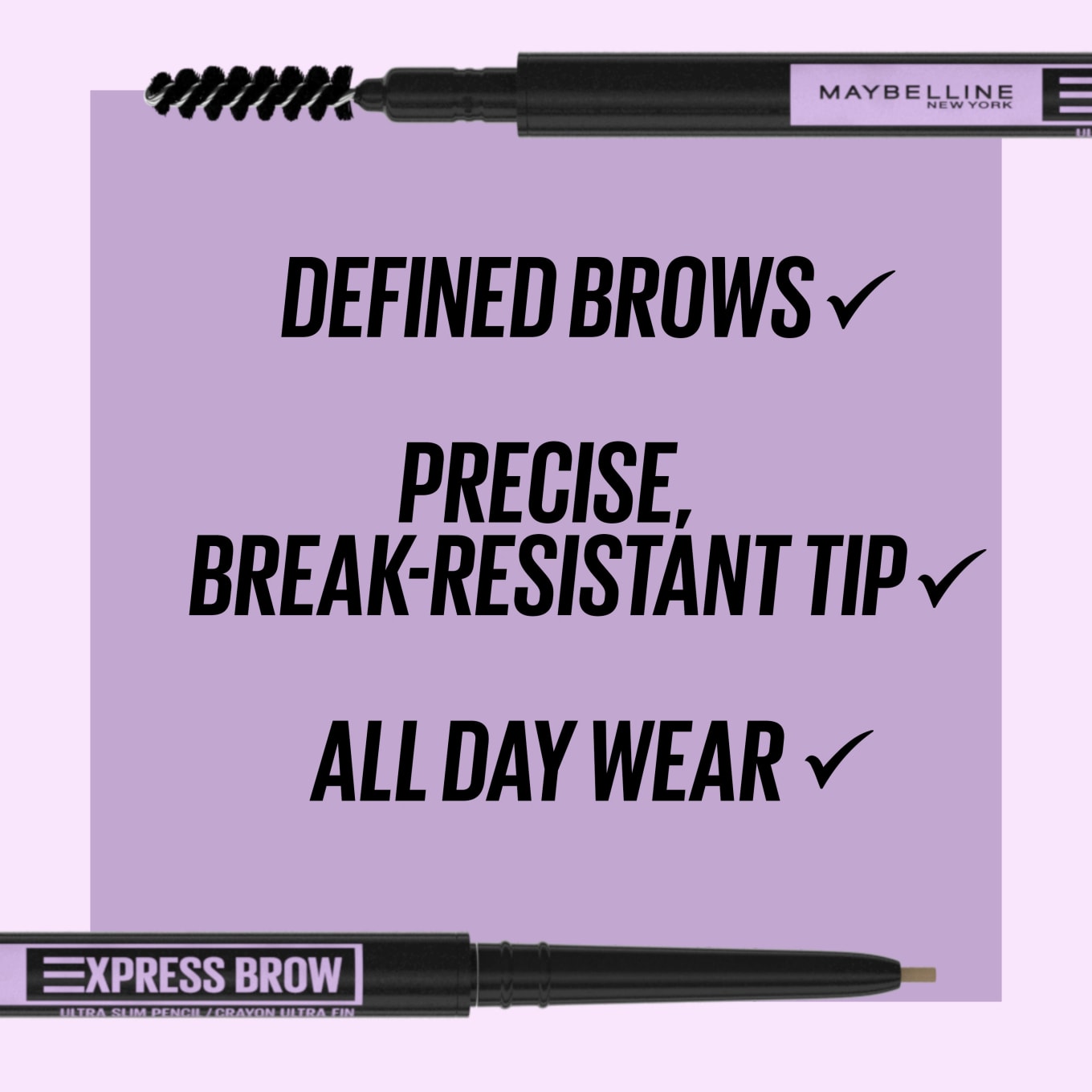 Maybelline New York Express Brow Ultra Slim Brow Pen 4,2 g 04 Medium Brown Maybelline New York