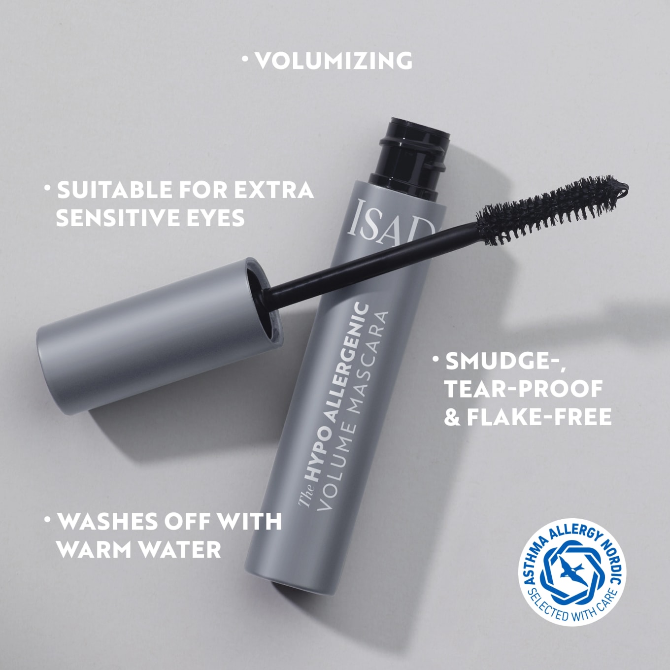 IsaDora Hypo Allergenic Volume Mascara 01 Black 10 ml IsaDora