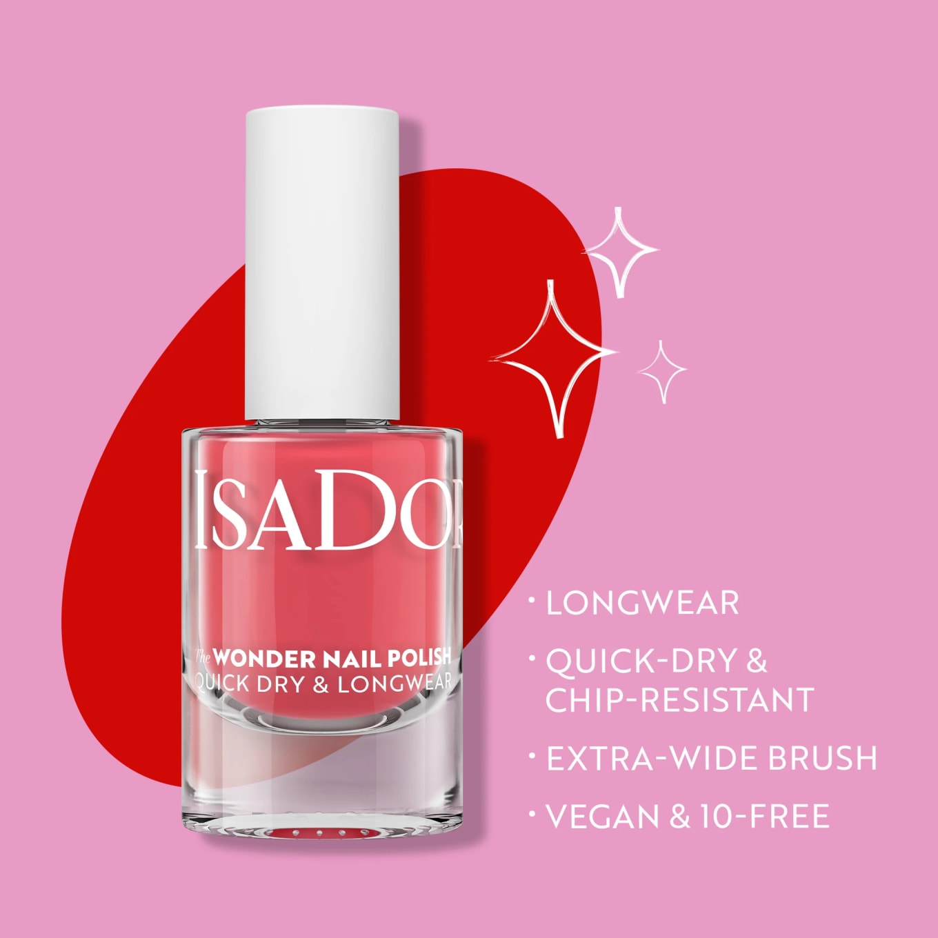 IsaDora The Wonder Nail Polish Quick dry & Longwear 5 ml 154 Blue Sky IsaDora