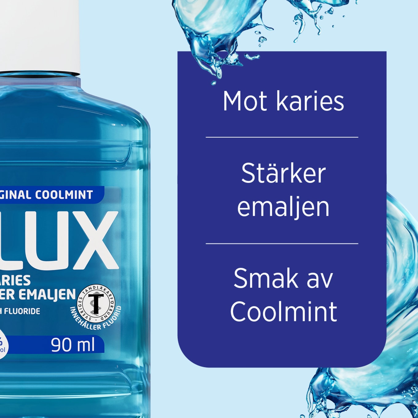 Flux Original Coolmint fluorskölj 90 ml Flux