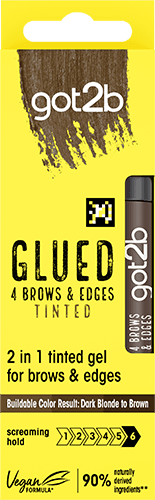 Schwarzkopf got2b Glued 4 Brows & Edges Pigmenterad Gel 2-i-1 Brun 16 ml Schwarzkopf