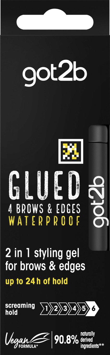 Schwarzkopf got2b Glued 4 Brows & Edges Vattenfast Gel 16 ml Schwarzkopf