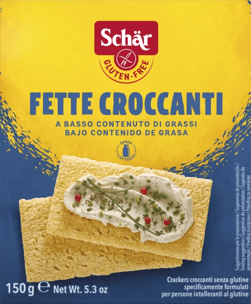 Schär glutenfritt Bröd Fette Croccanti frasbröd 150 g Schär