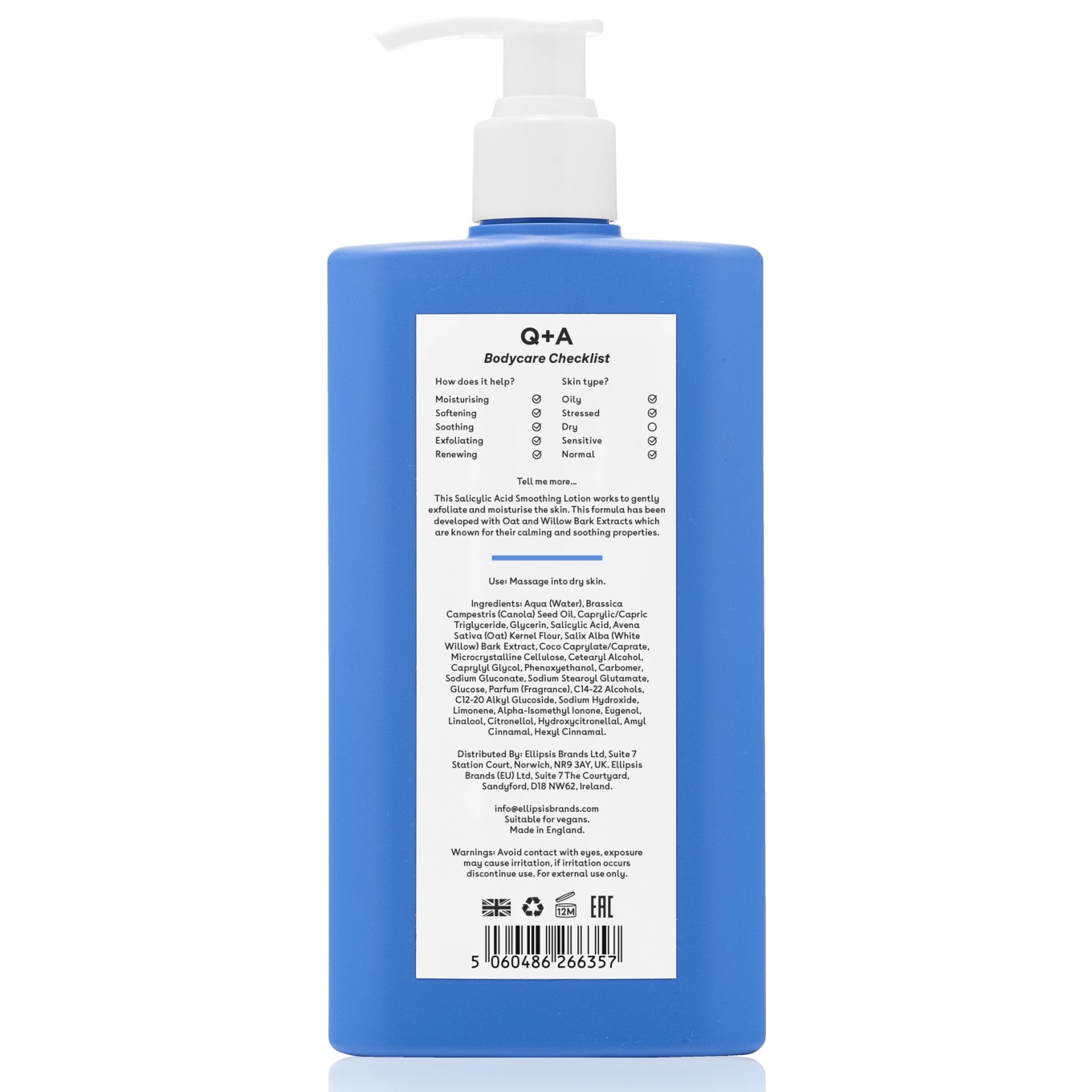 Q+A Salicylic Acid Smoothing Body Lotion 250 ml Q+A
