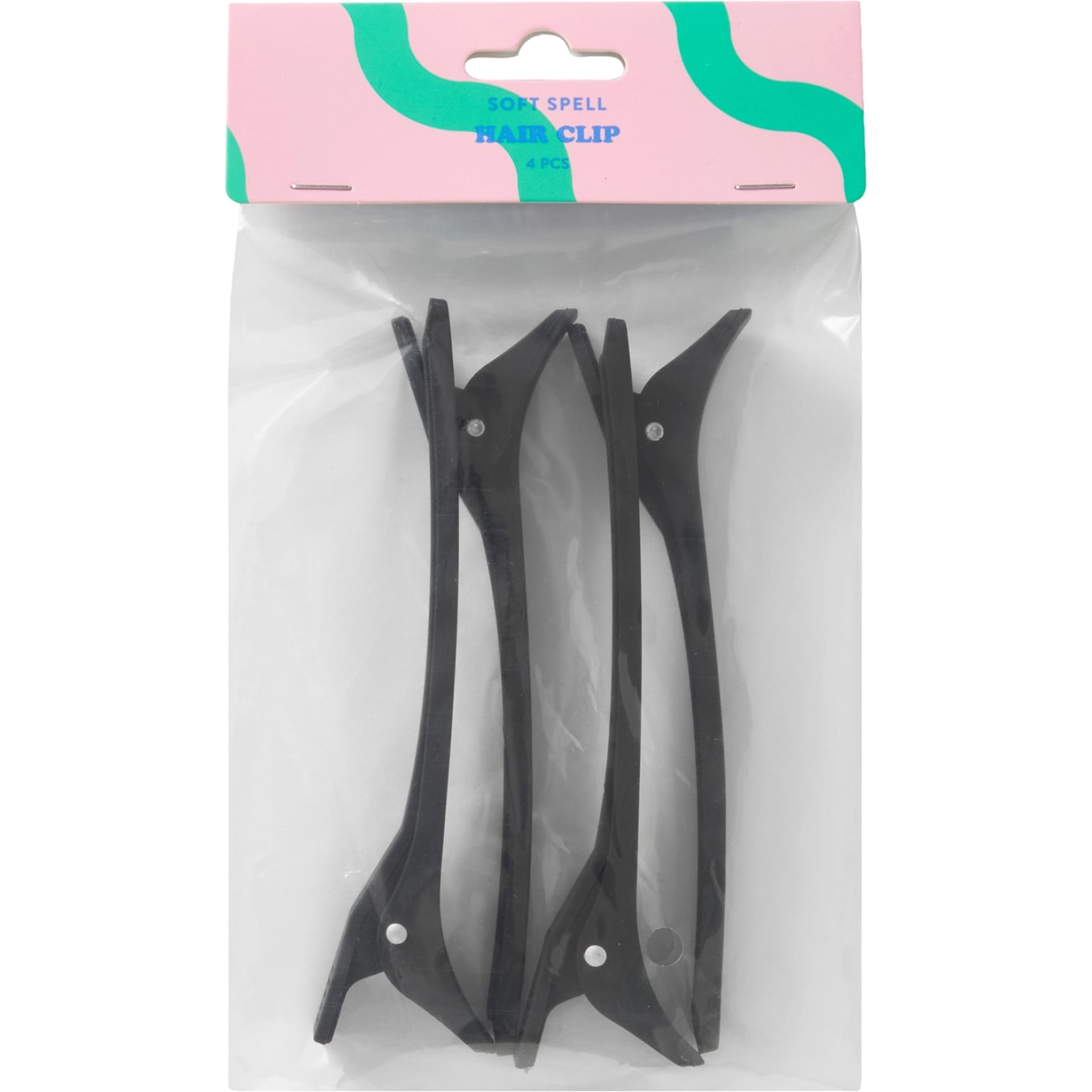 Soft Spell Hair Clip Crocodile 4-pack Soft Spell