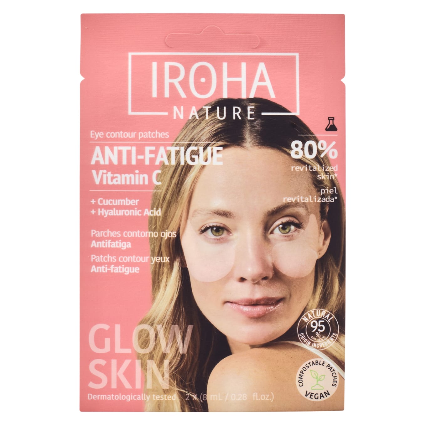 Iroha Nature Anti-Fatigue Vitamin C Eye Patches 2 st Iroha Nature