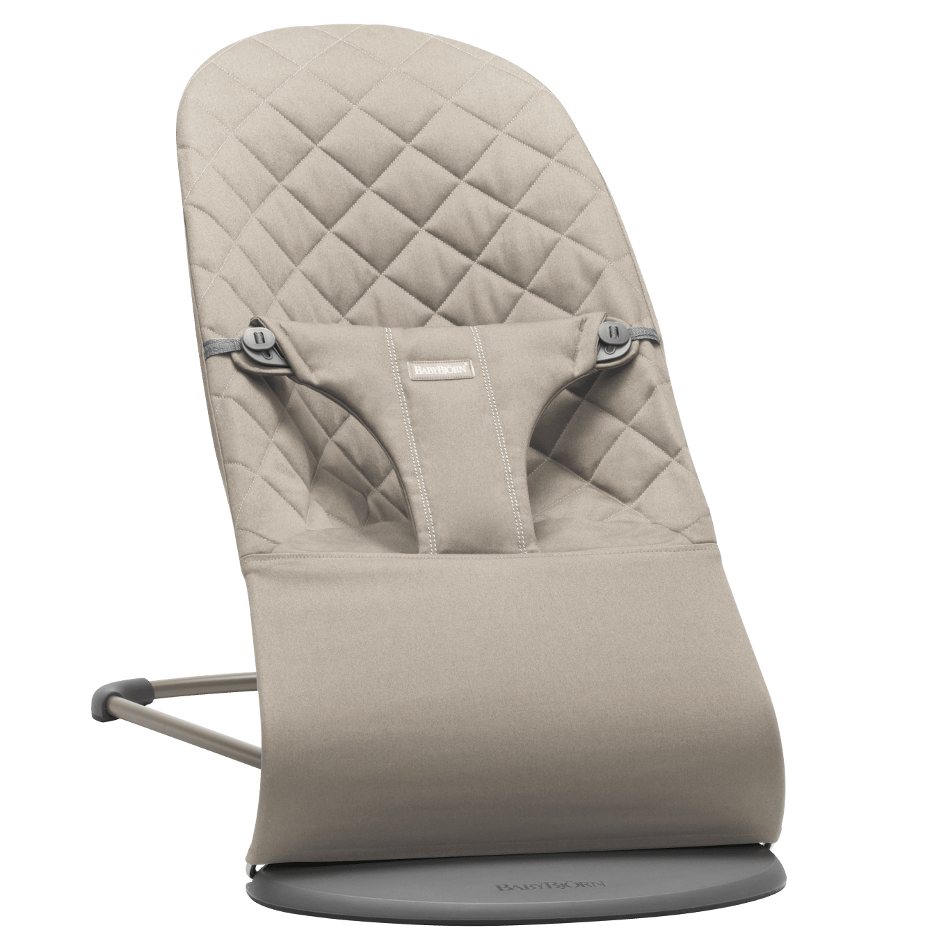 BabyBjörn Babysitter Bliss Vävd Klassisk Quilt Sandgrå Babybjörn