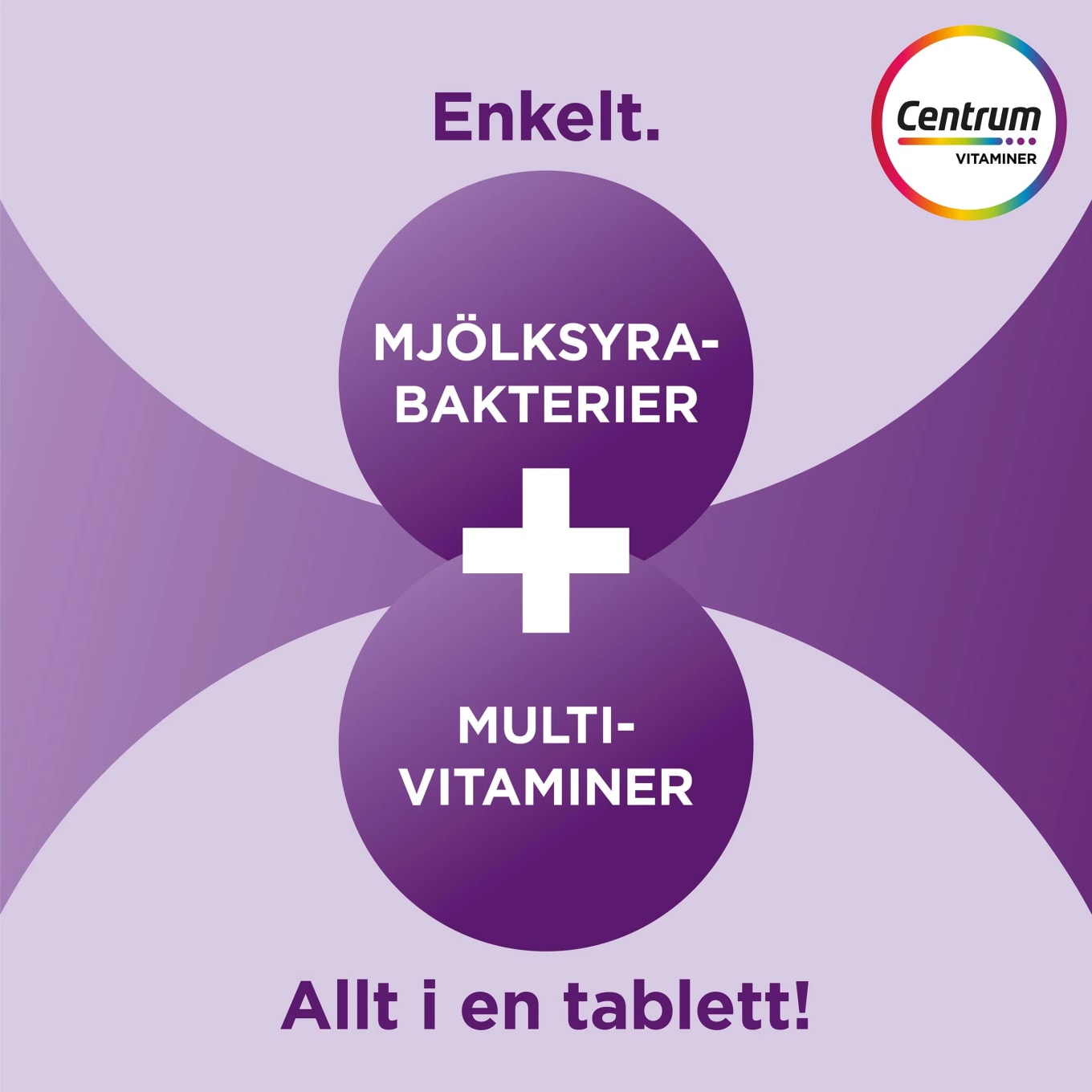 Centrum Immuno Multivitamin + Mjölksyrabakterier 60 st centrum
