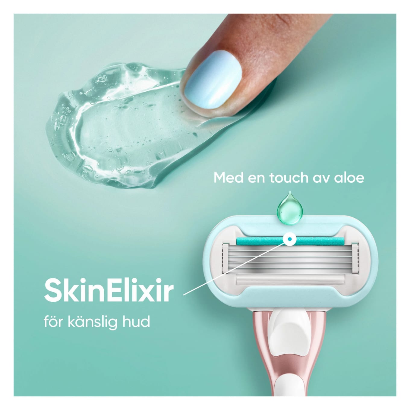 Venus Deluxe Smooth Sensitive Rakblad 4-pack Venus